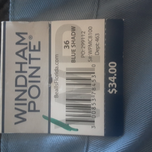Nwt Men's Windham Pointe Cotton Shorts Sz 36 - Picture 4 of 5